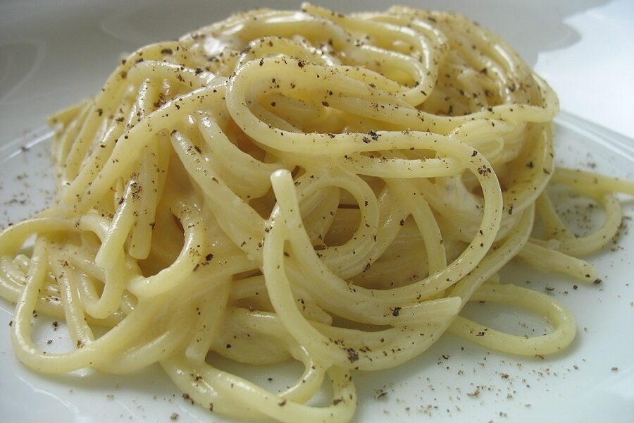 Rezept für spaghetti cacio e pepe