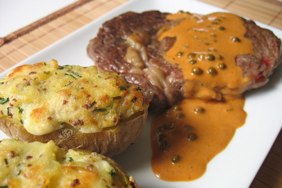 Scamorza-Kartoffeln - im Ofen gratiniert