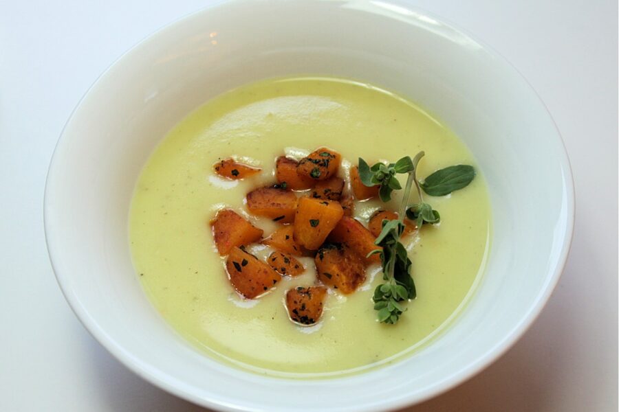 Rezept Kartoffelsuppe mit Kürbis