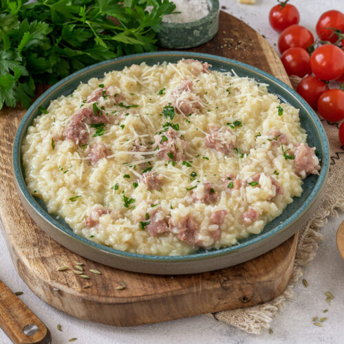 Risotto mit Salsiccia