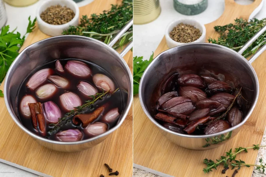 Rezept für eine geniale Rotwein-Schalotten-Soße.