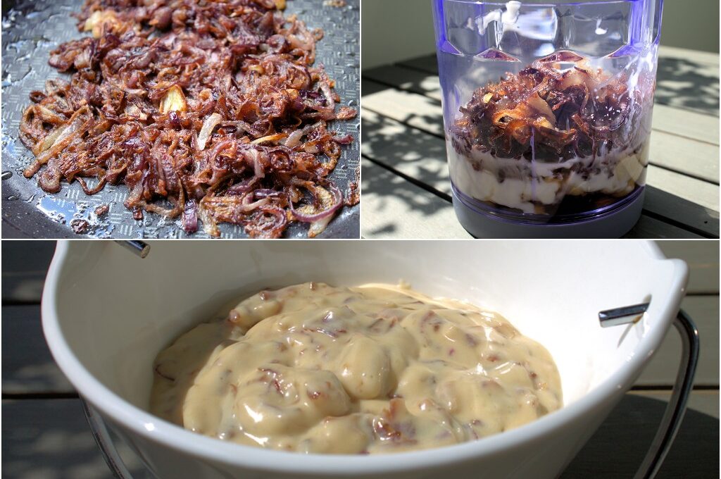 Rezept für eine leckeren Zwiebel-Dip