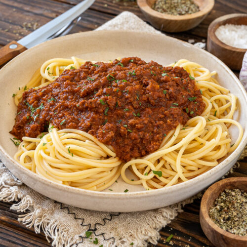 Rezept für Spaghetti Bolognese