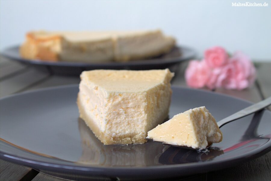 Rezept für einen New York Cheesecake ohne Zucker