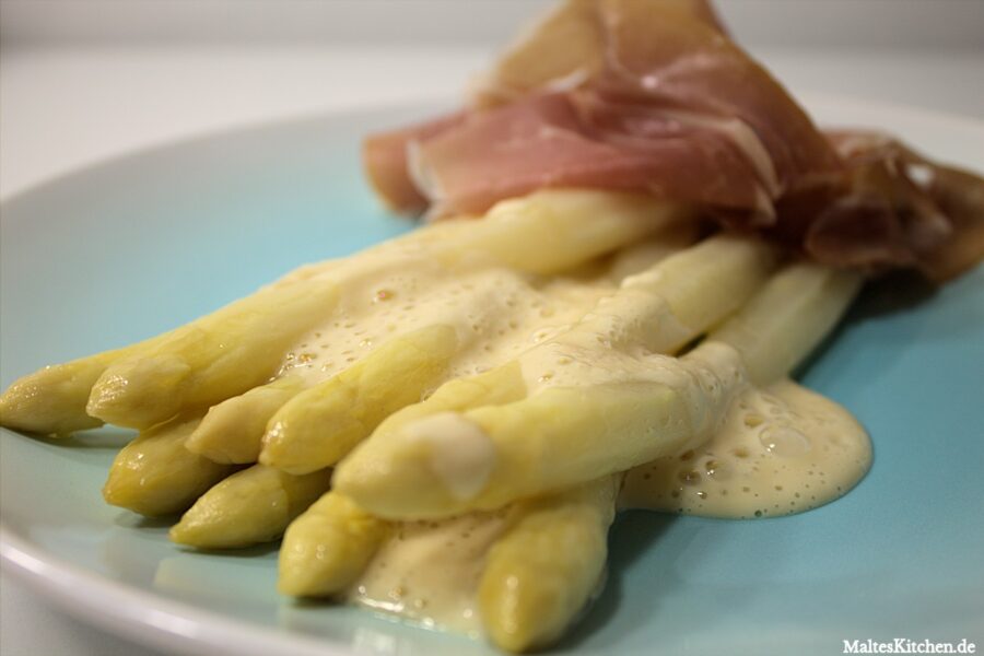 Rezept Spargel mit Parmesansauce