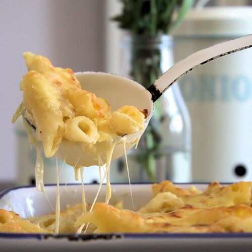 Rezept Nudelauflauf mit Lauch und Käse nach Tim Mälzer
