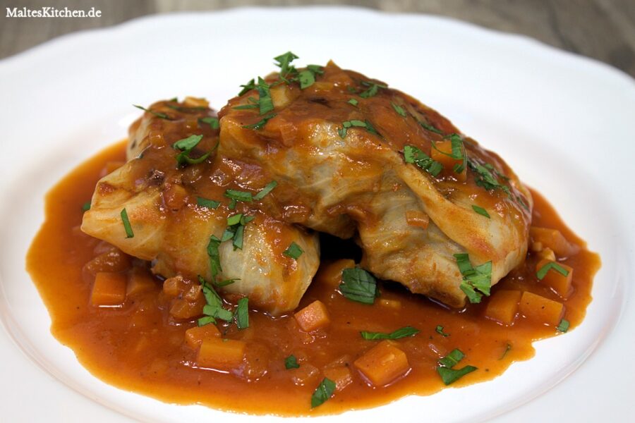Rezept für Krautwickel in Tomatansauce