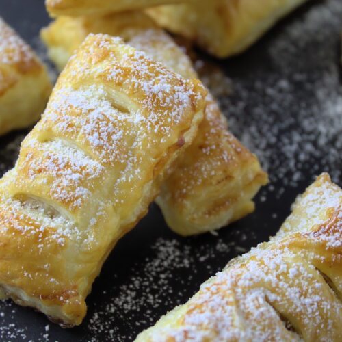 Süß und knusprig leckere Apfeltaschen nach Mario Kotaska Rezept.