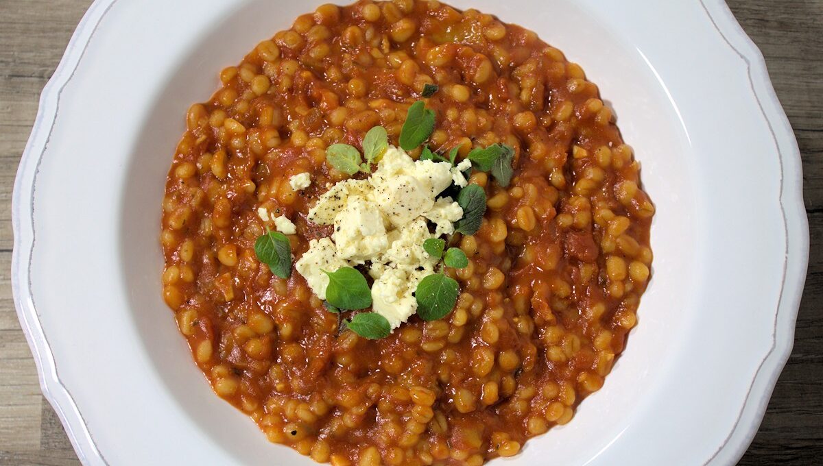 Rezept für ein Graupenrisotto nach Yotam Ottolenghi