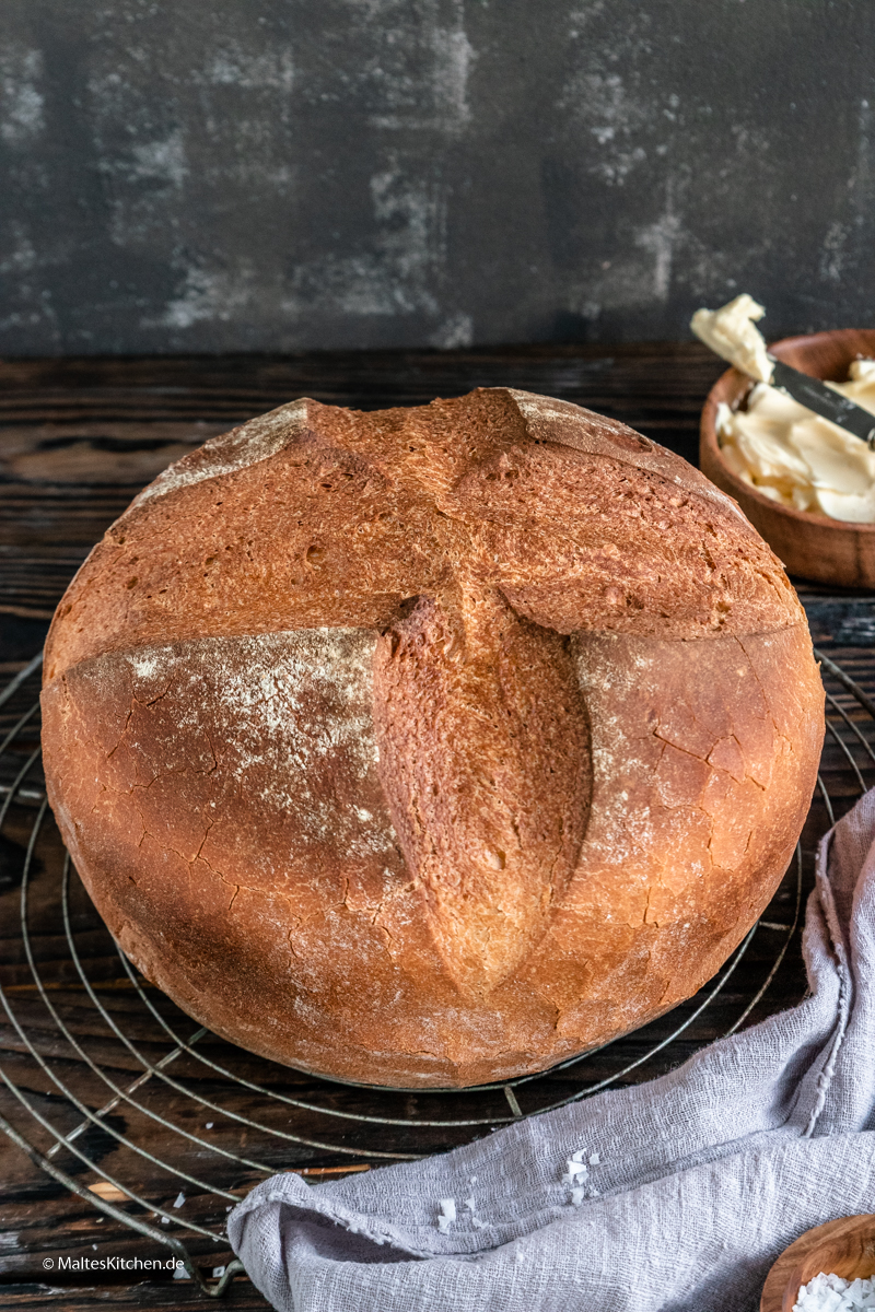 Selbstgebackenes Buttermilchbrot