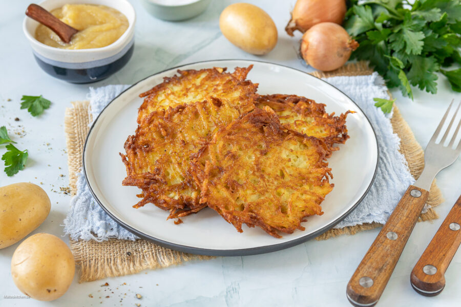 Reibekuchen nach einem Tim Mälzer Rezept