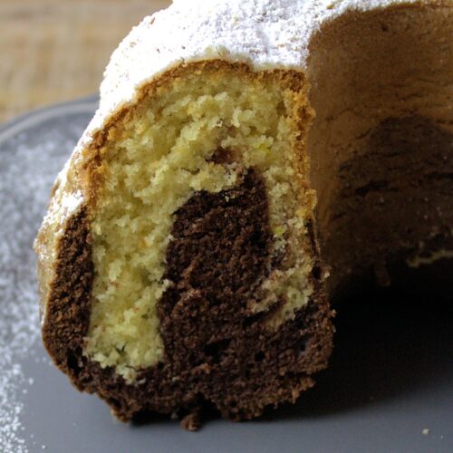 Rezept für einen saftigen Marmorkuchen