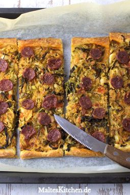 Ich war sofort in die Blätterteig-Pizza verliebt!
