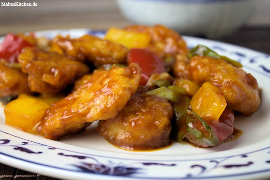 Rezept für Huhn süß-sauer