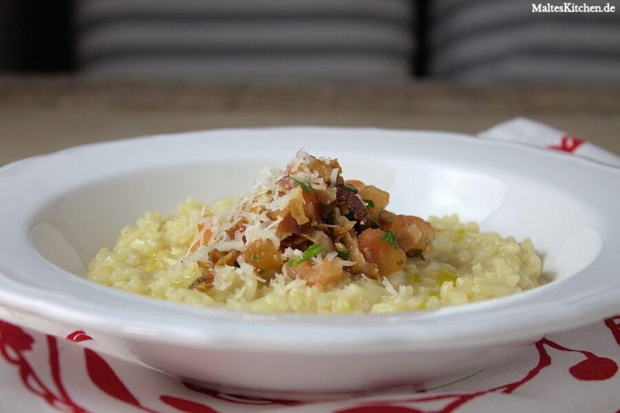 Rezept für ein Risotto alla Amatriciana