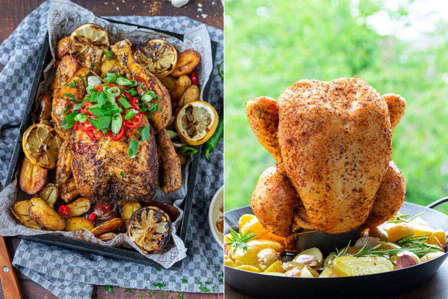 Rezept für das Bierdosenhähnchen von Jamie Oliver