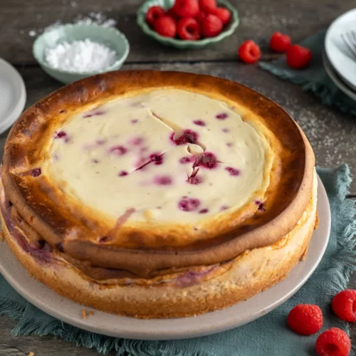 Käsekuchen mit Himbeeren nach Tim Mälzer Rezept
