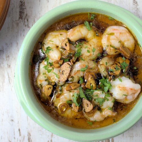 Rezept für Garnelen in Knoblauchöl - Gambas al Ajillo