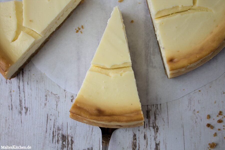 Rezept für einen New York Style Cheesecake