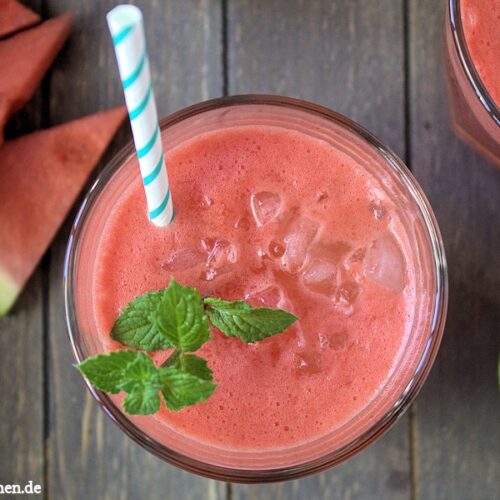 Eiskalter Watermelon Fizz