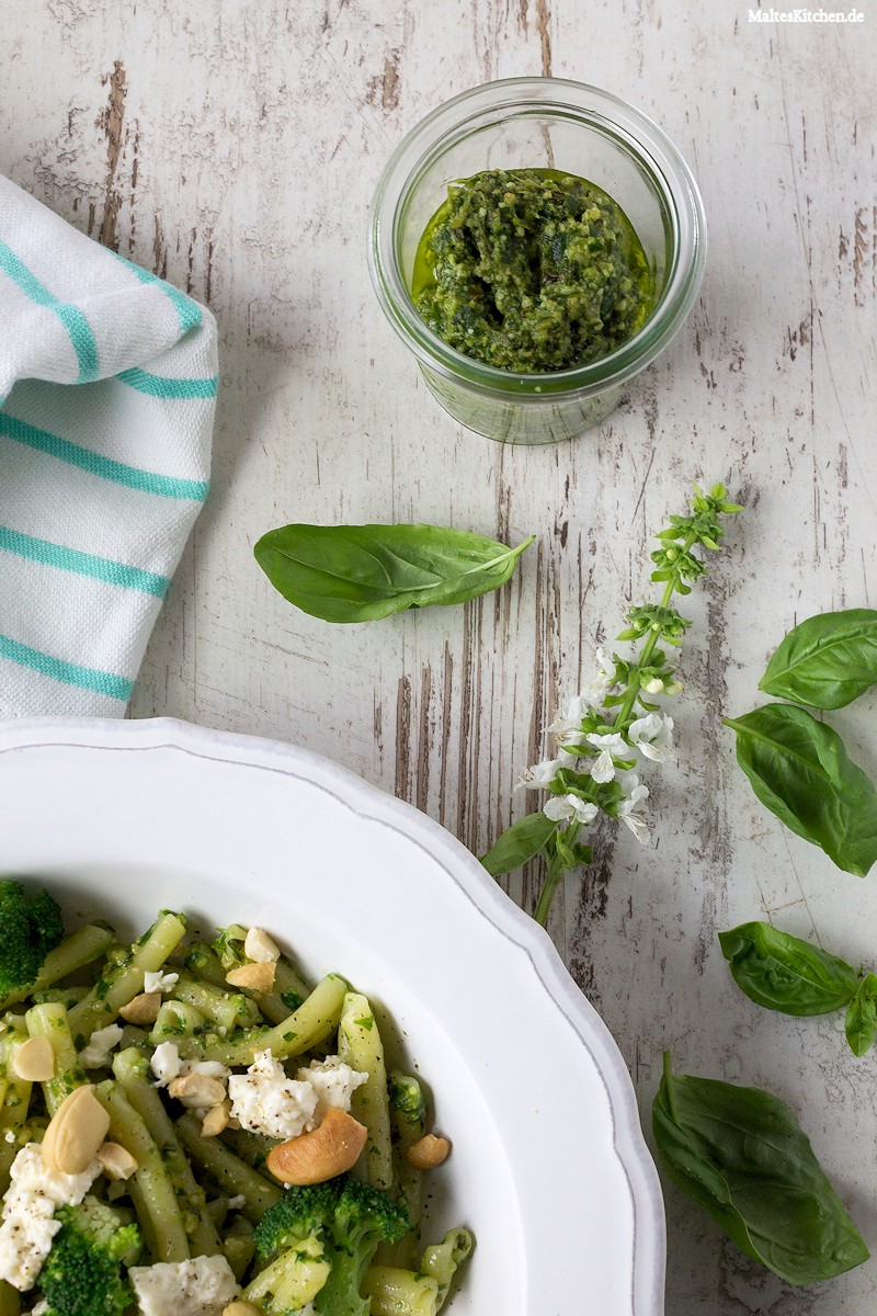 Ein sehr leckeres Cashew-Rucola-pesto