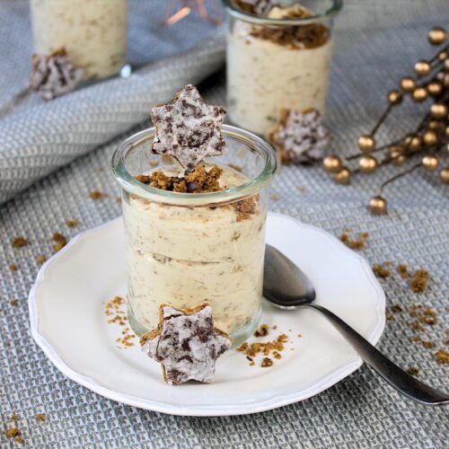 Rezept für eine weiße Lebkuchen Mousse