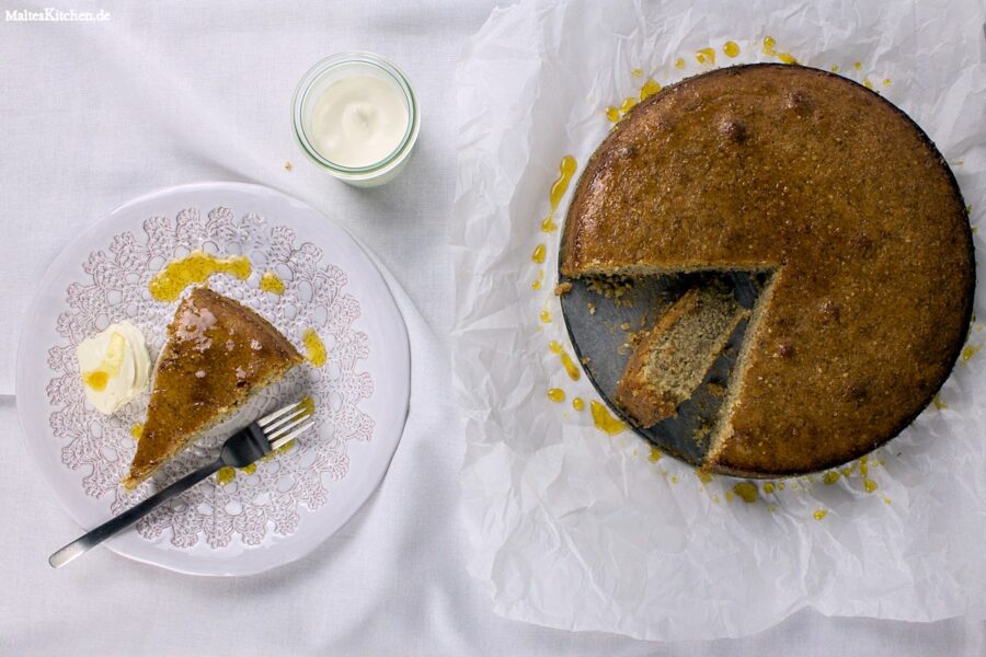 Rezept für einen Mandelkuchen mit Orange nach Donna Hay