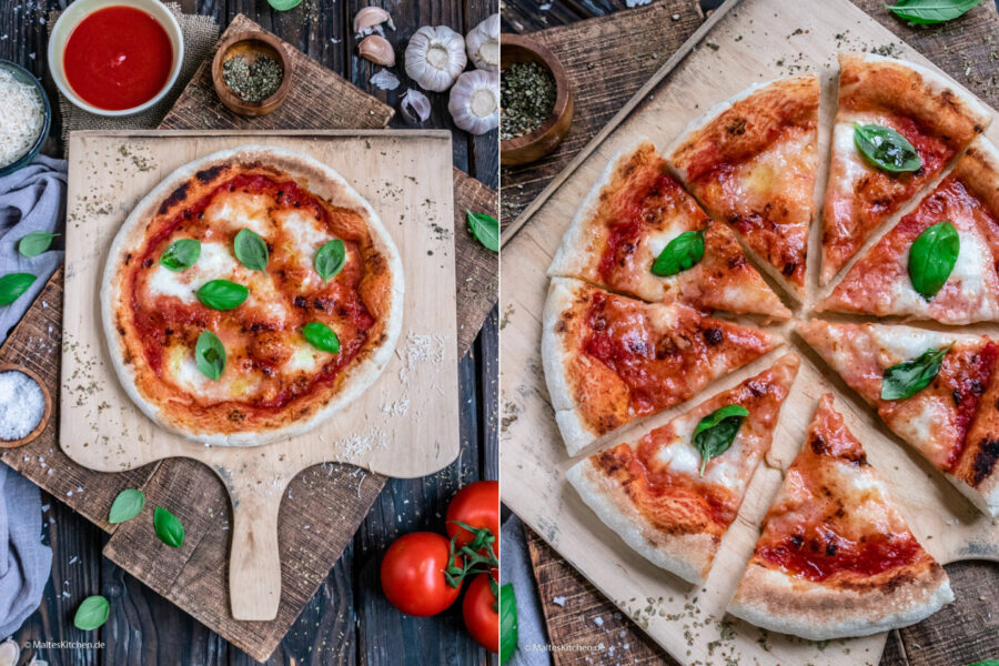 Rezept für den besten Pizzateig und eine neapolitanische Pizza