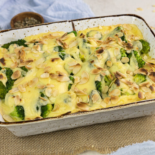 Rezept für einen Kartoffelpüree-Brokkoli-Auflauf