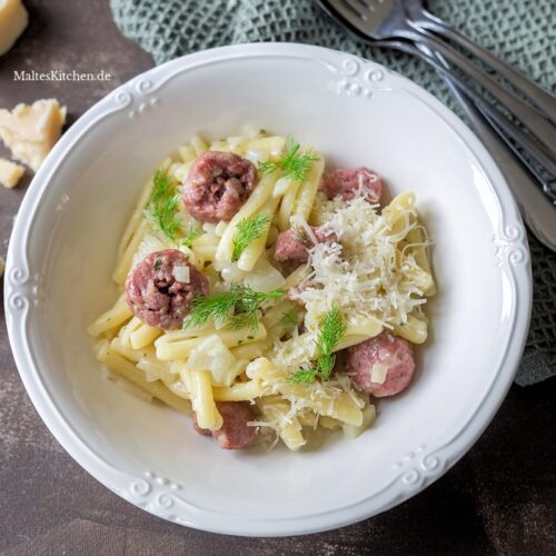 Rezept Pasta mit Sasliccia und Fenchel