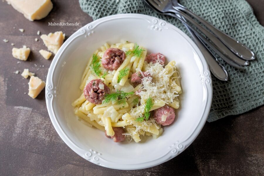 Rezept Pasta mit Sasliccia und Fenchel