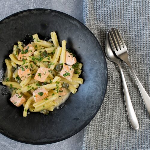 Rezept Casarecce mit Lachs und Kapern