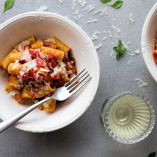 Rezept Rigatoni all'amatriciana