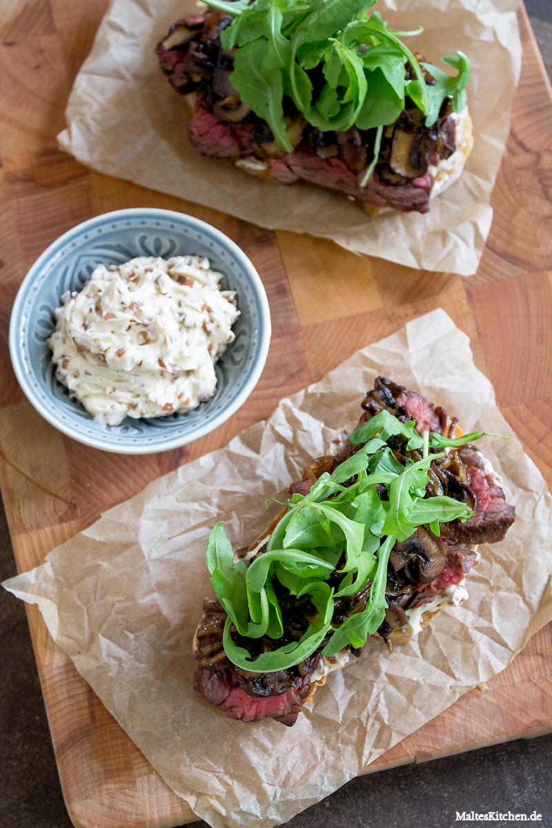 Superleckeres Steak-Sandwich