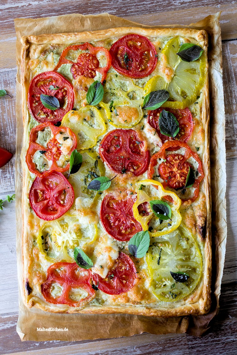Blätterteig Tarte
