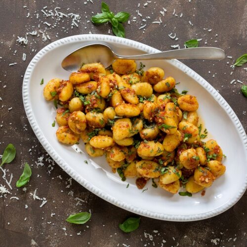 Rezept für Gnocchi mit Cashew Pesto
