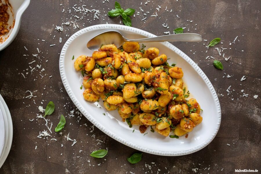 Rezept für Gnocchi mit Cashew Pesto