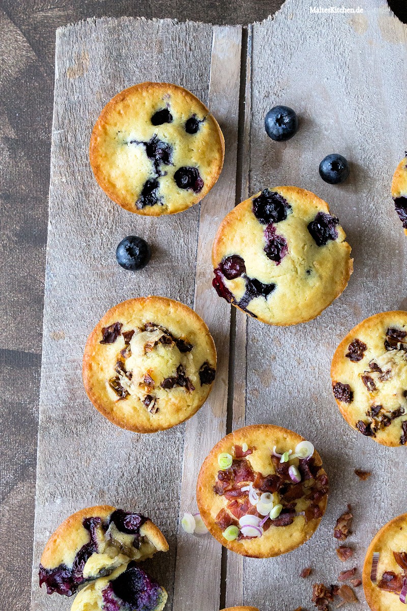 Leckere süße und herzhafte Pancake Muffins