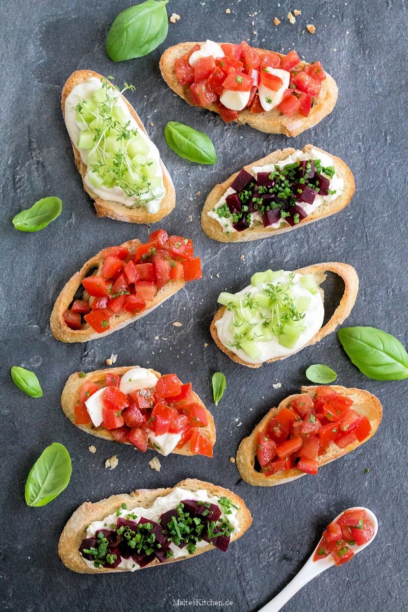 Bruschetta Varianten