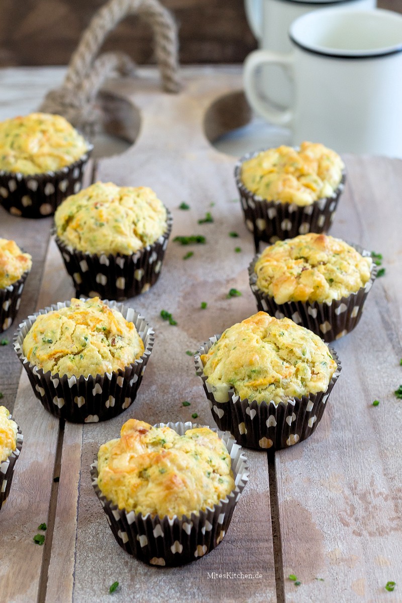 Herzhafte Muffins zum Frühstück