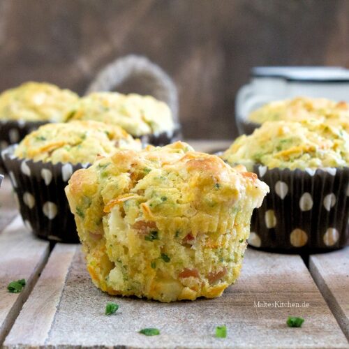 Rezept für Schinken-Käse-Muffins