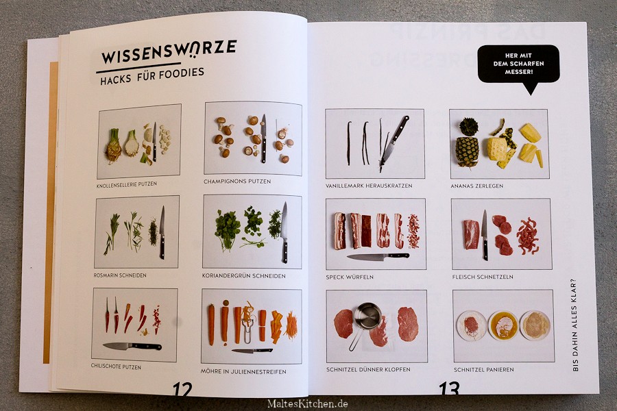 Schnitttechniken aus Das Prinzip Kochen