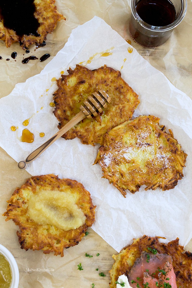 Leckere Kartoffelpuffer.