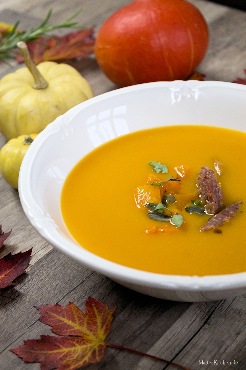 Kürbissuppe mit Hokkaido Einlage