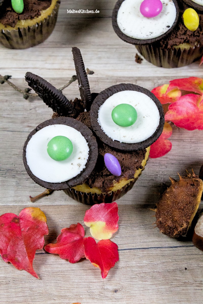 Super niedliche Eulen-Muffins
