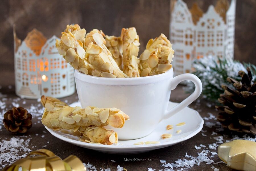 Rezept für Mandel-Stängli Weihnachtsplätzchen
