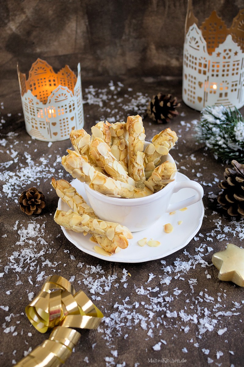 Mandel und Marzipan Weihnachtsplätzchen
