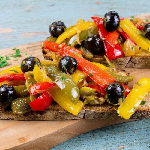 Rezept für ein süß-saures Paprikagemüse ala Peperonata
