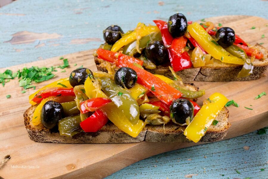 Rezept für ein süß-saures Paprikagemüse ala Peperonata