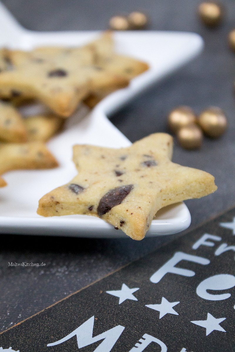 Leckere Shortbread-Sterne Weihnachtsplätzchen